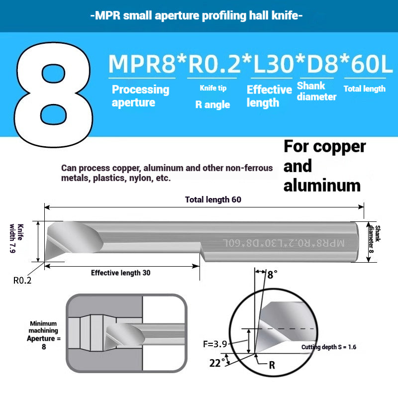 1129-CNC Small Bore Boring Tools MPR Copy Boring Turning Tools for Stainless Steel, Copper and Aluminum Lathe Micro Small Boring Tools Shandong Denso Pricision Tools Co.,Ltd.